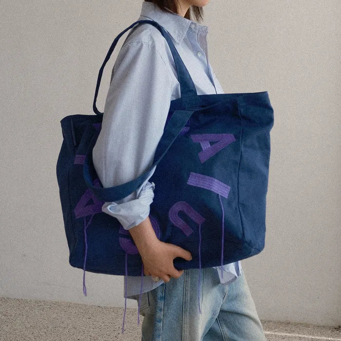 IUGA Big Shopper Bag (Navy)