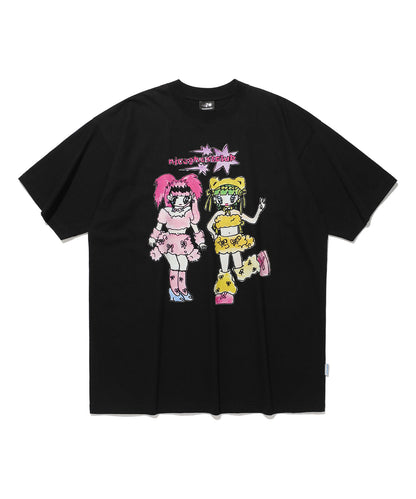 [niceghostclub X SOULPUSSSYCAT]
GHOSTSOULGIRL RABBIT&BEAR BIG BIG TEE
[BLACK]