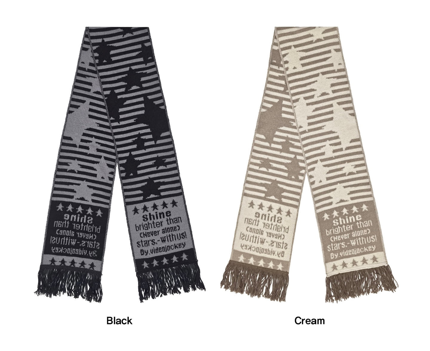 STRIPE STAR MUFFLER / 2COLORS