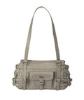 [DEINET] BELTED POCKET MINI SHOULDER BAG IN GREY