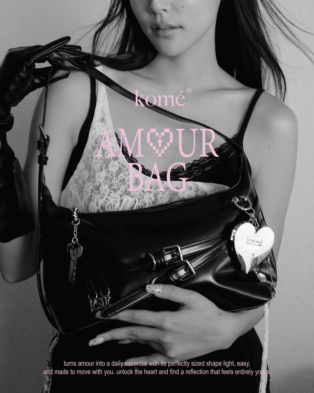 Komé Amour Bag (cross/shoulder) - 4colors