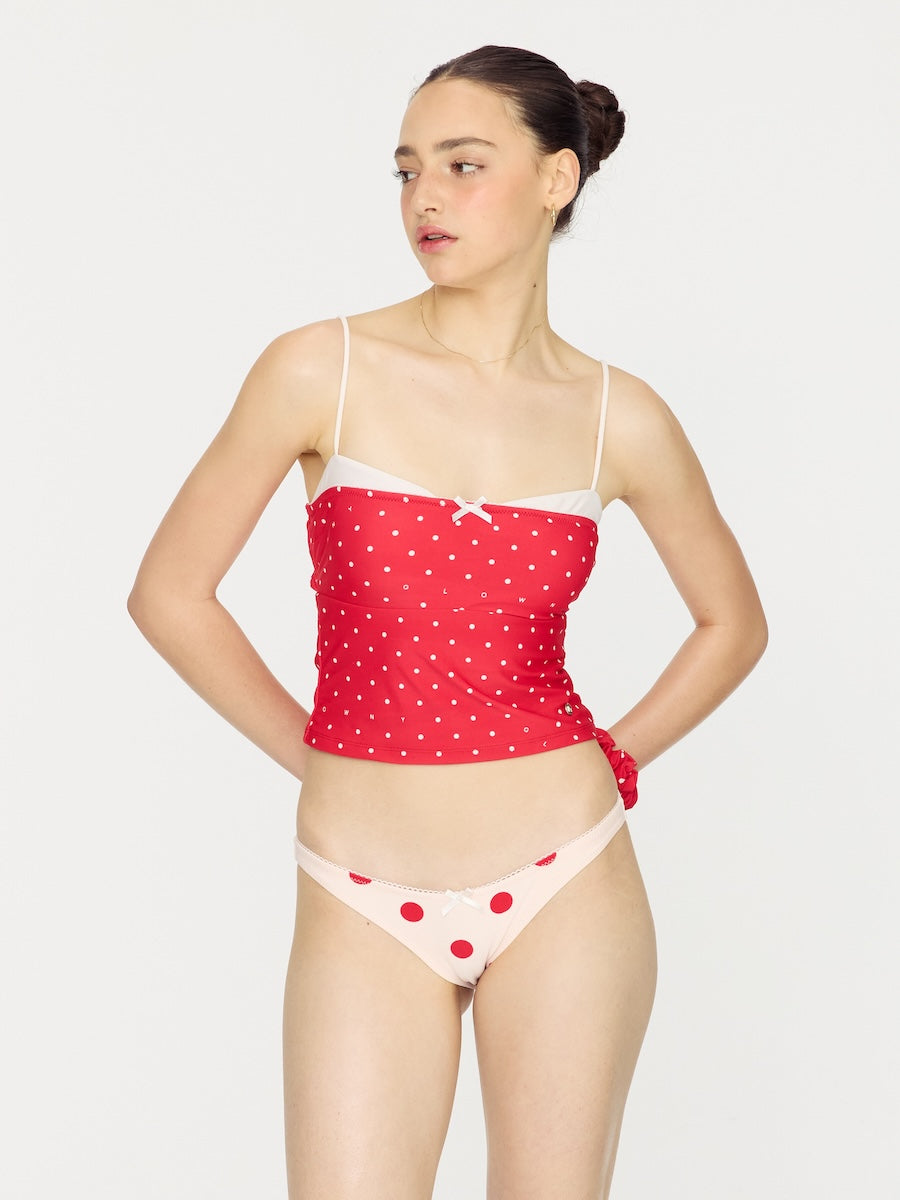 GLOWNY BLUSH HIGH CUT BIKINI BOTTOM / 3PATTERNS