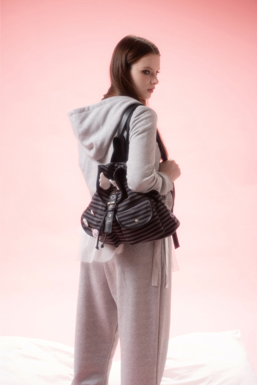 DRYROSE STRIPE POCKET BACKPACK