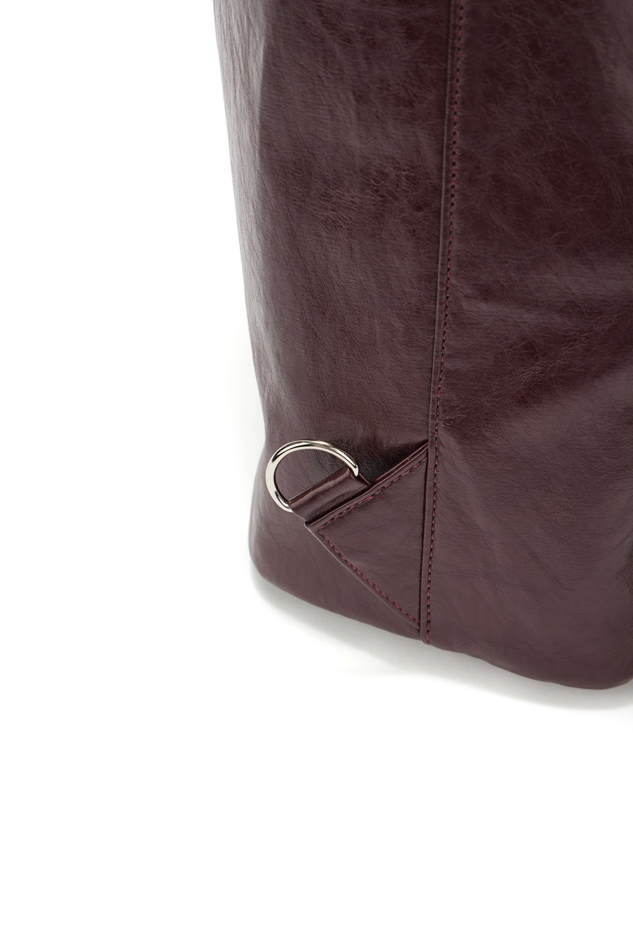 DEINET 5-WAY STUD POCKET MULTI BAG IN BURGUNDY