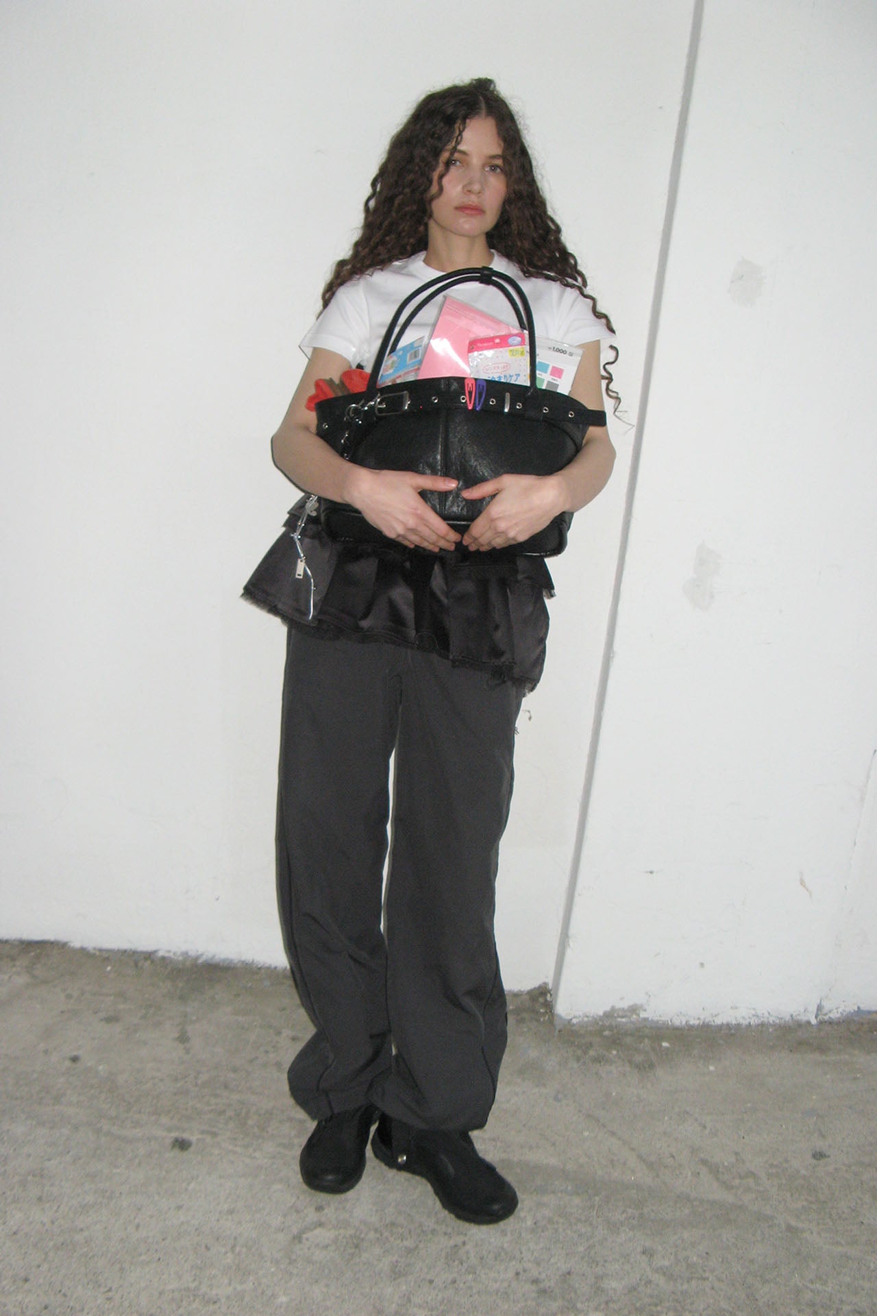 Yeomim belted boat bag (black)