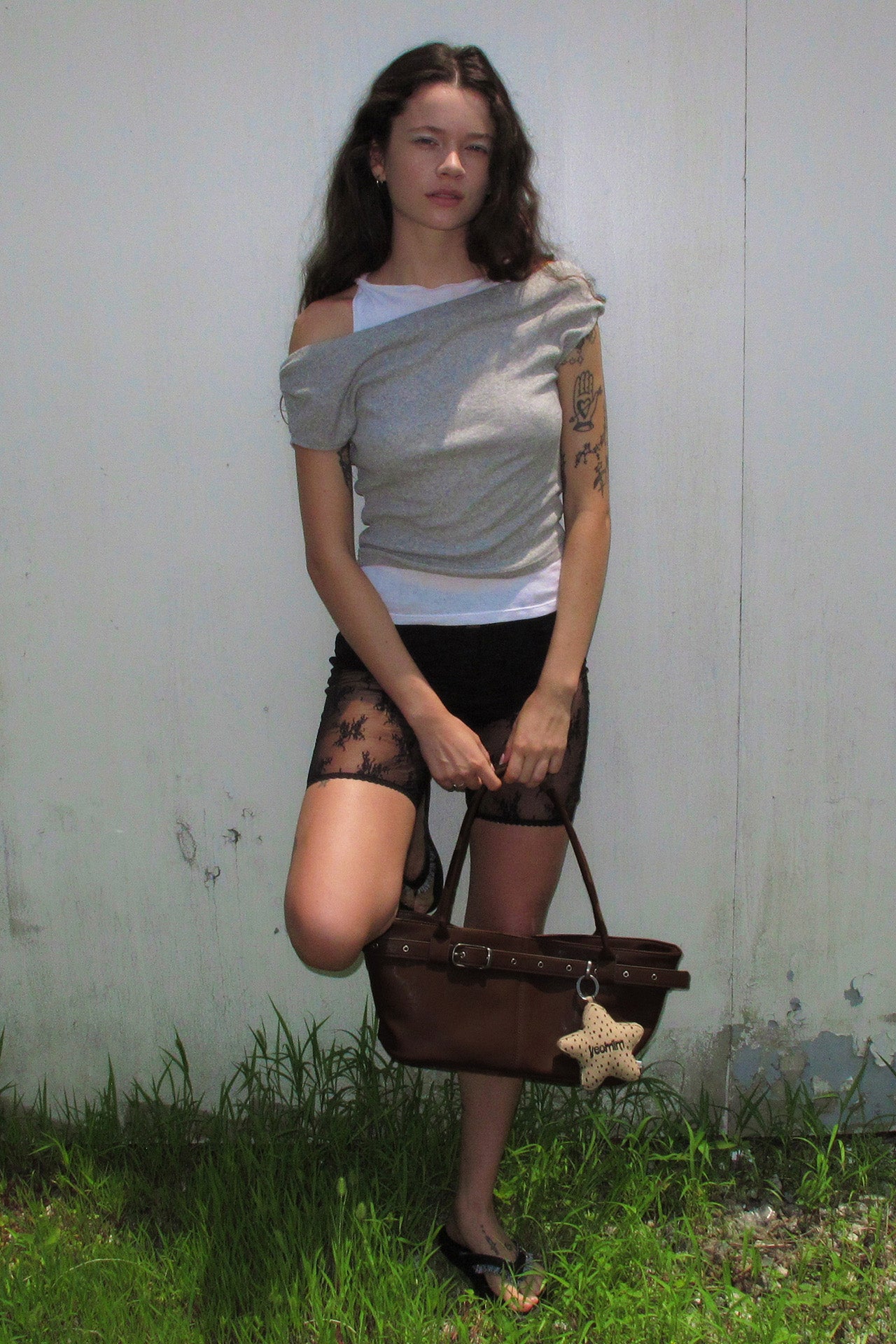 YEOMIM belted boat bag (espresso)