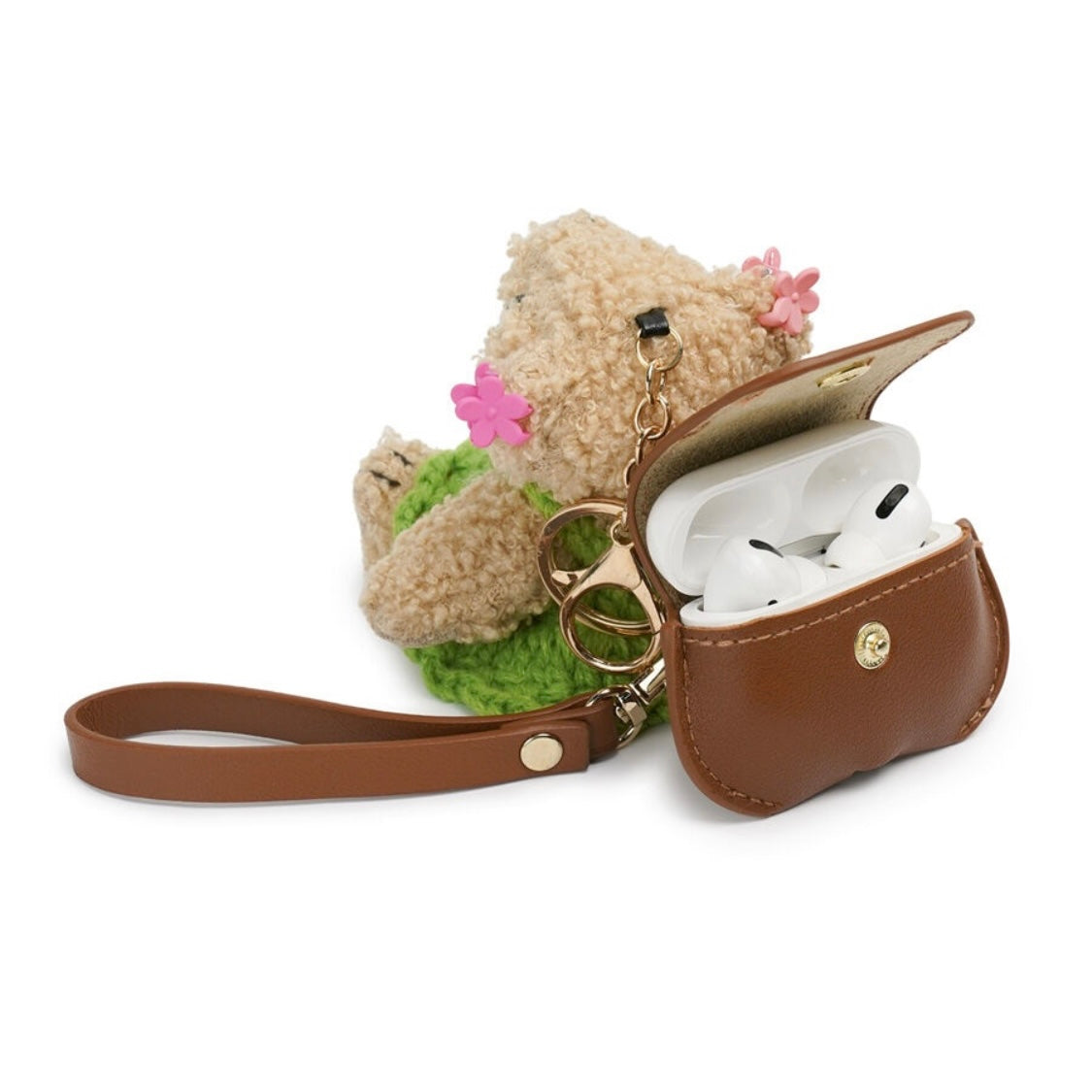 BEARPAW Bear Doll AirPods Case / Beige Niu