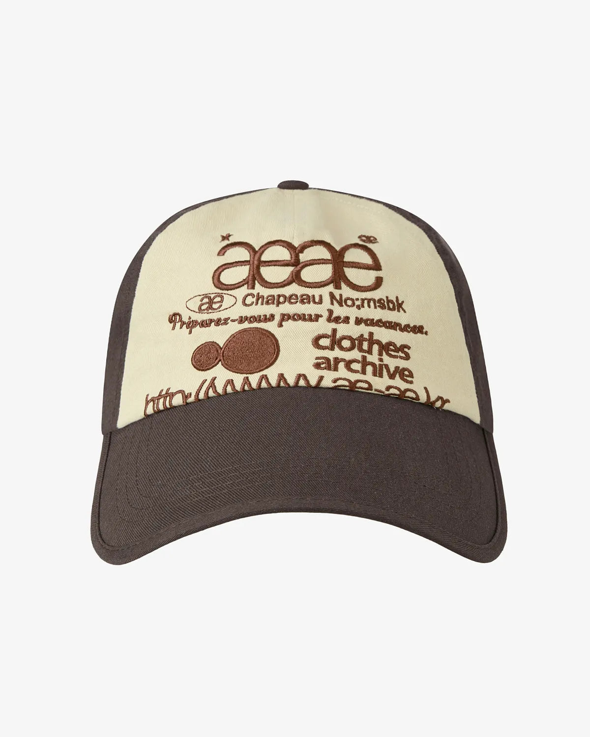 WEB LOGO 5 PANNEL BALL CAP / 6COLORS