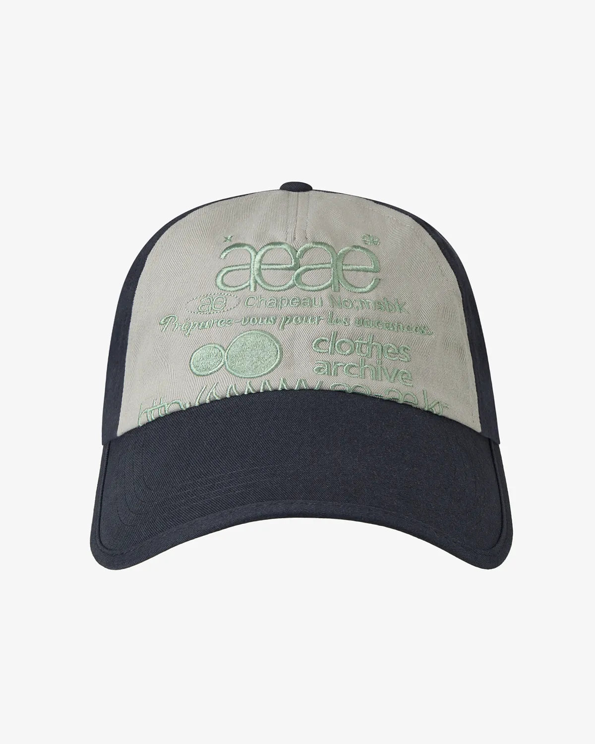 WEB LOGO 5 PANNEL BALL CAP / 6COLORS