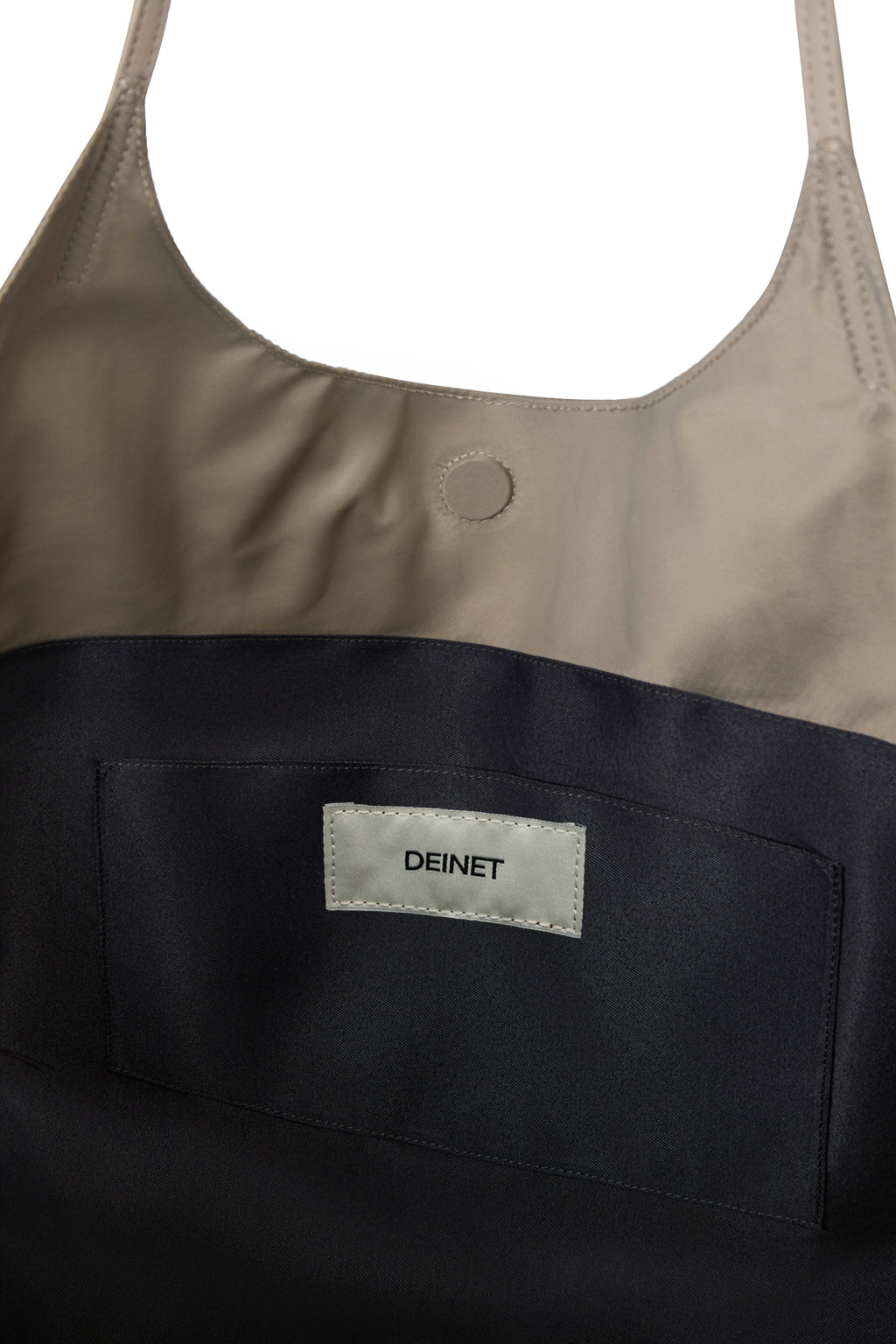 FRILL BIG BAG IN BEIGE