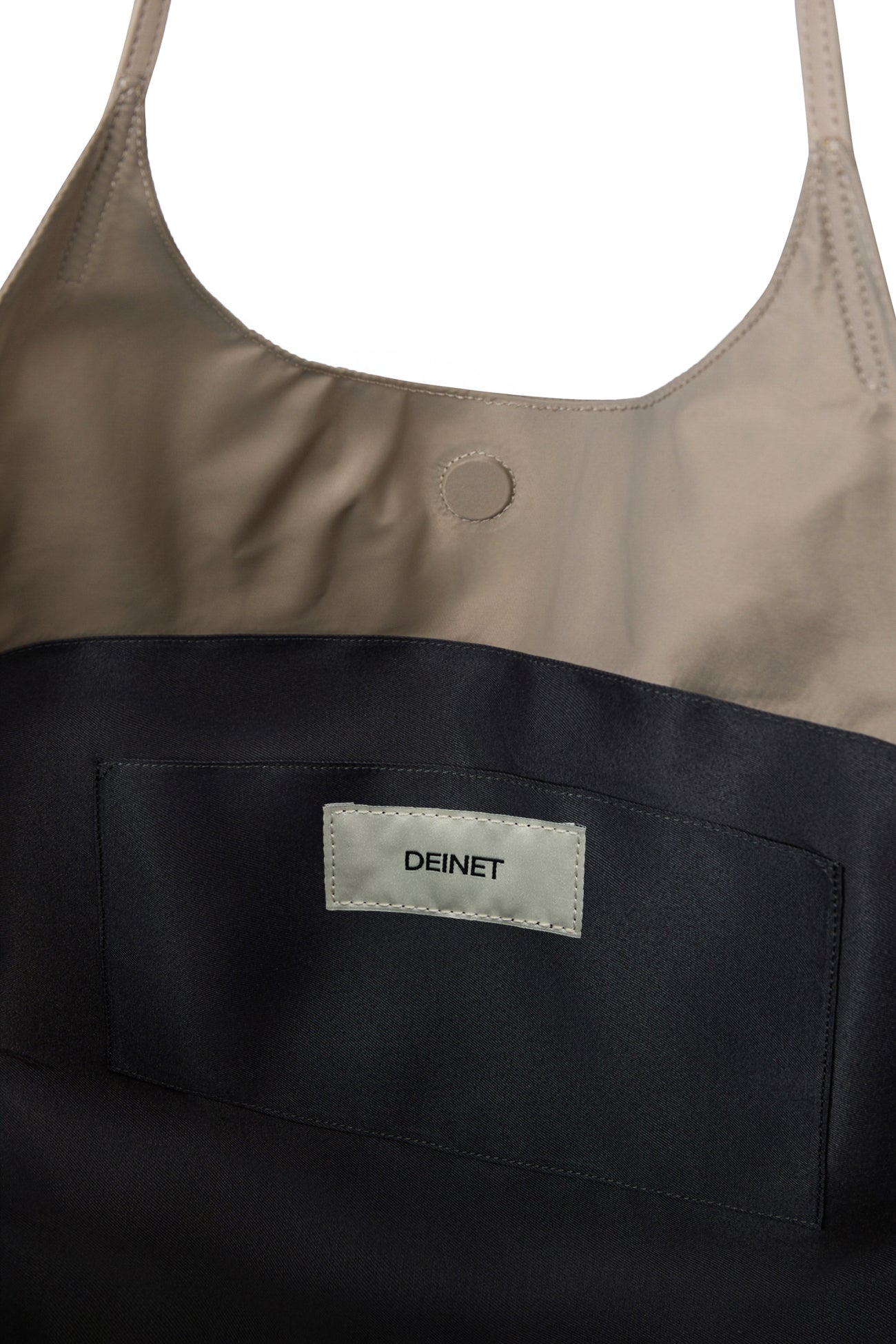 FRILL BIG BAG IN BEIGE