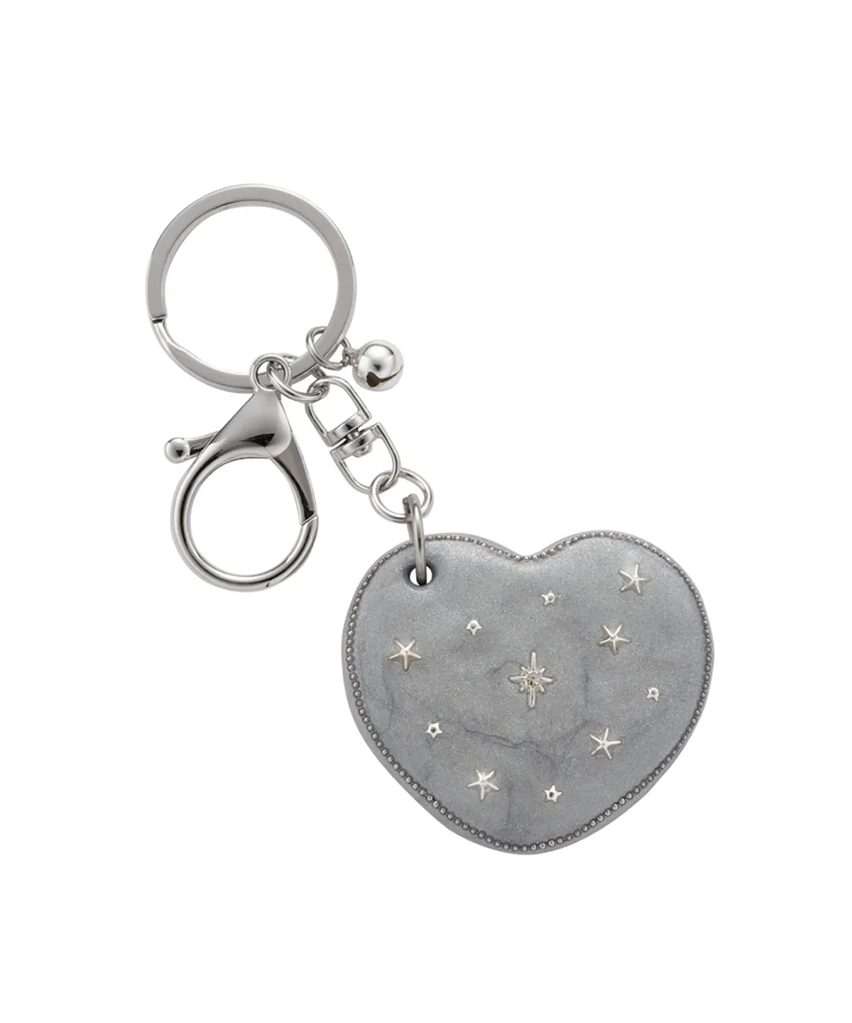 [NFF開團價💓 2.27截單] Heart Dia Mirror Key Ring-silver