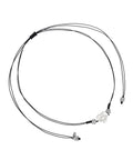 NFF Double Line Heart Necklace-silver