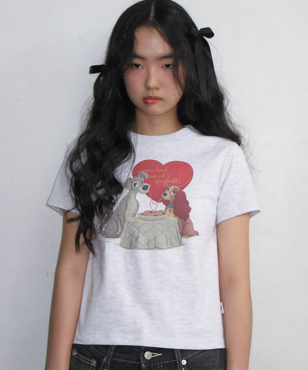 Ames-Worldwide x Disney LADY AND TRAMP TEE / 3colors