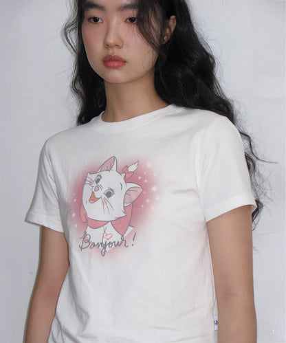 Ames-Worldwide x Disney LOVE MARIE TEE / 3colors
