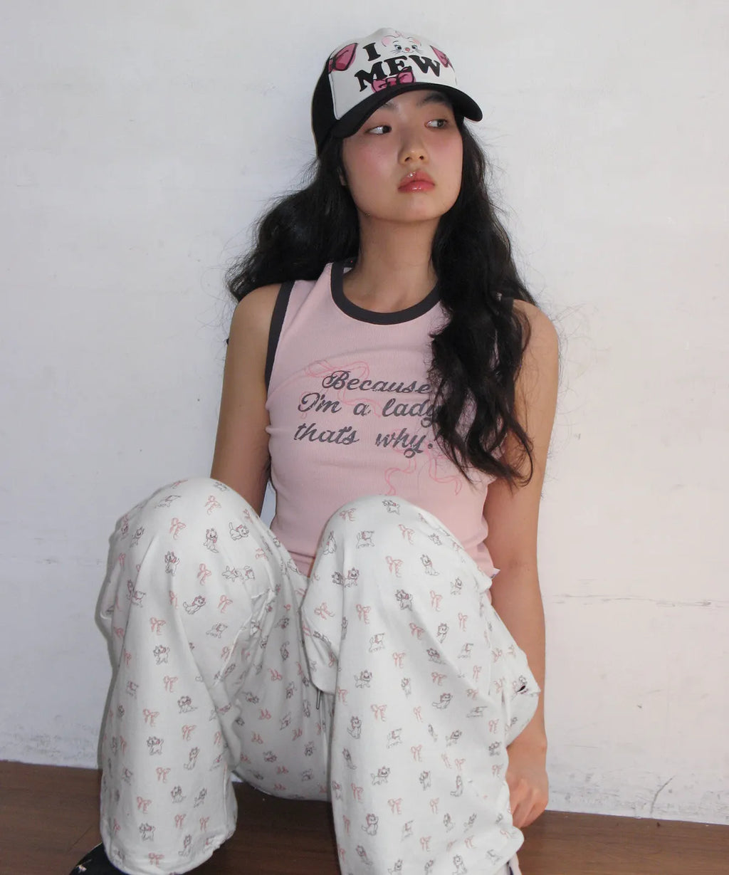 Ames-Worldwide x Disney THE ARISTOCAT SLEEVELESS TEE / 2colors