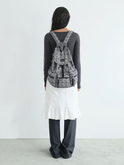 BERRY POCKET BACKPACK LARGE - DOT GREY