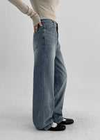 [WARM♨️] 韓國製造 Heating Wide Denim - S/M/L