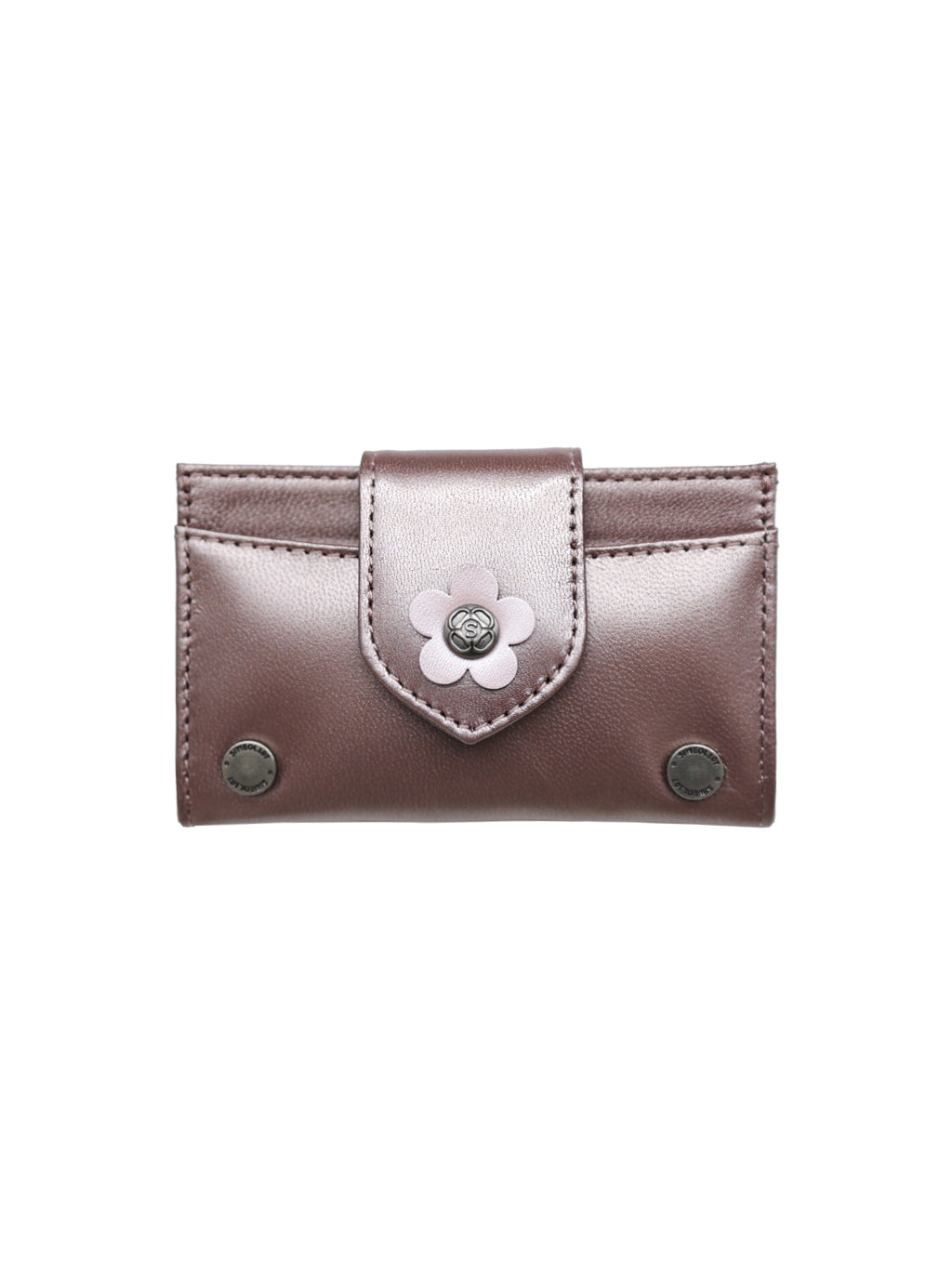 siweol Fleur Card Wallet (Chrome Pink)