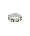 NFF Vintage Puff Ring-white