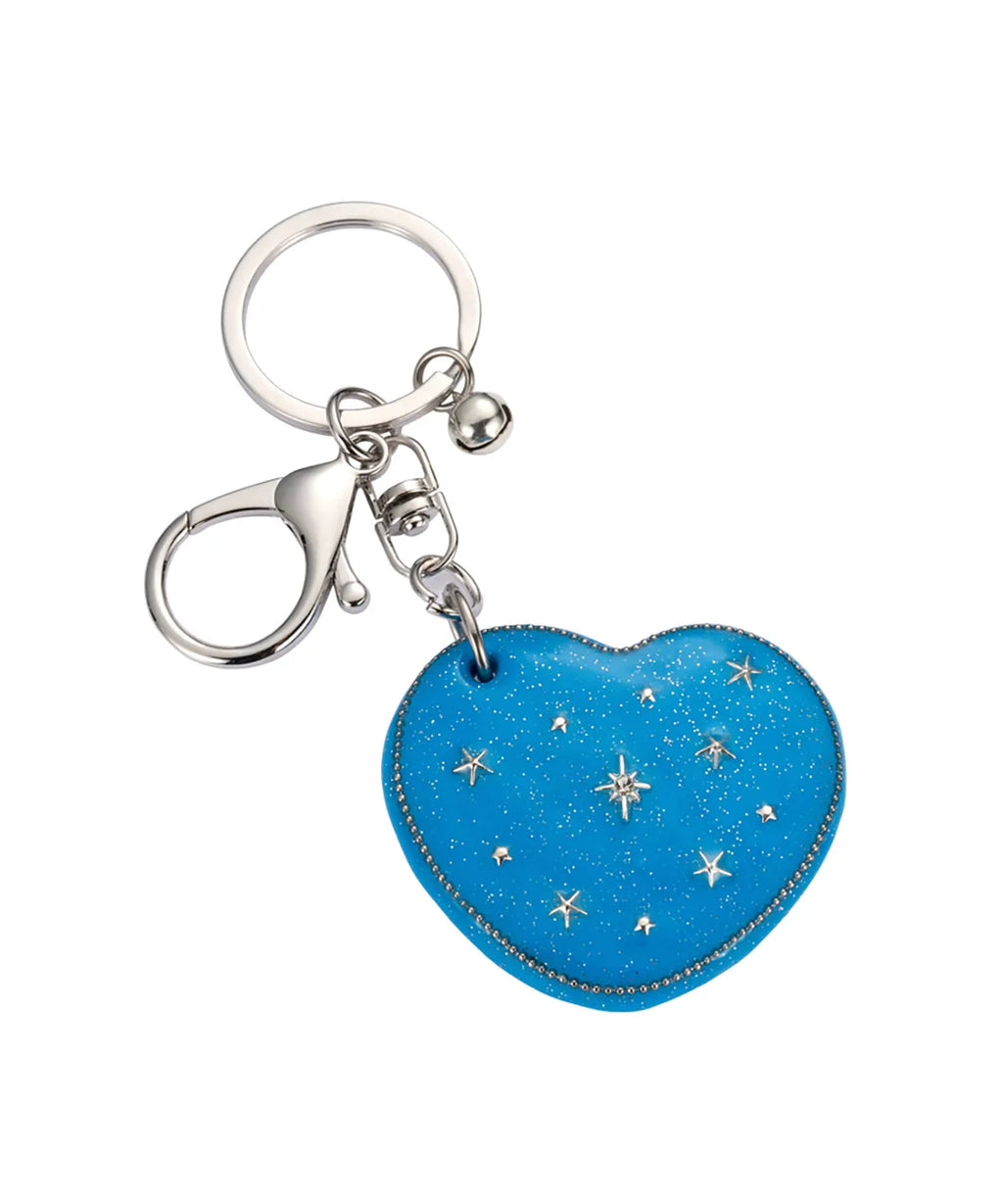 [NFF開團價💓 2.27截單] Heart Dia Mirror Key Ring-blue