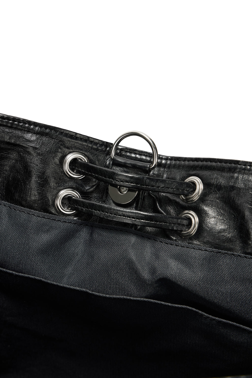 DEINET 5-WAY STUD POCKET MULTI BAG IN BLACK