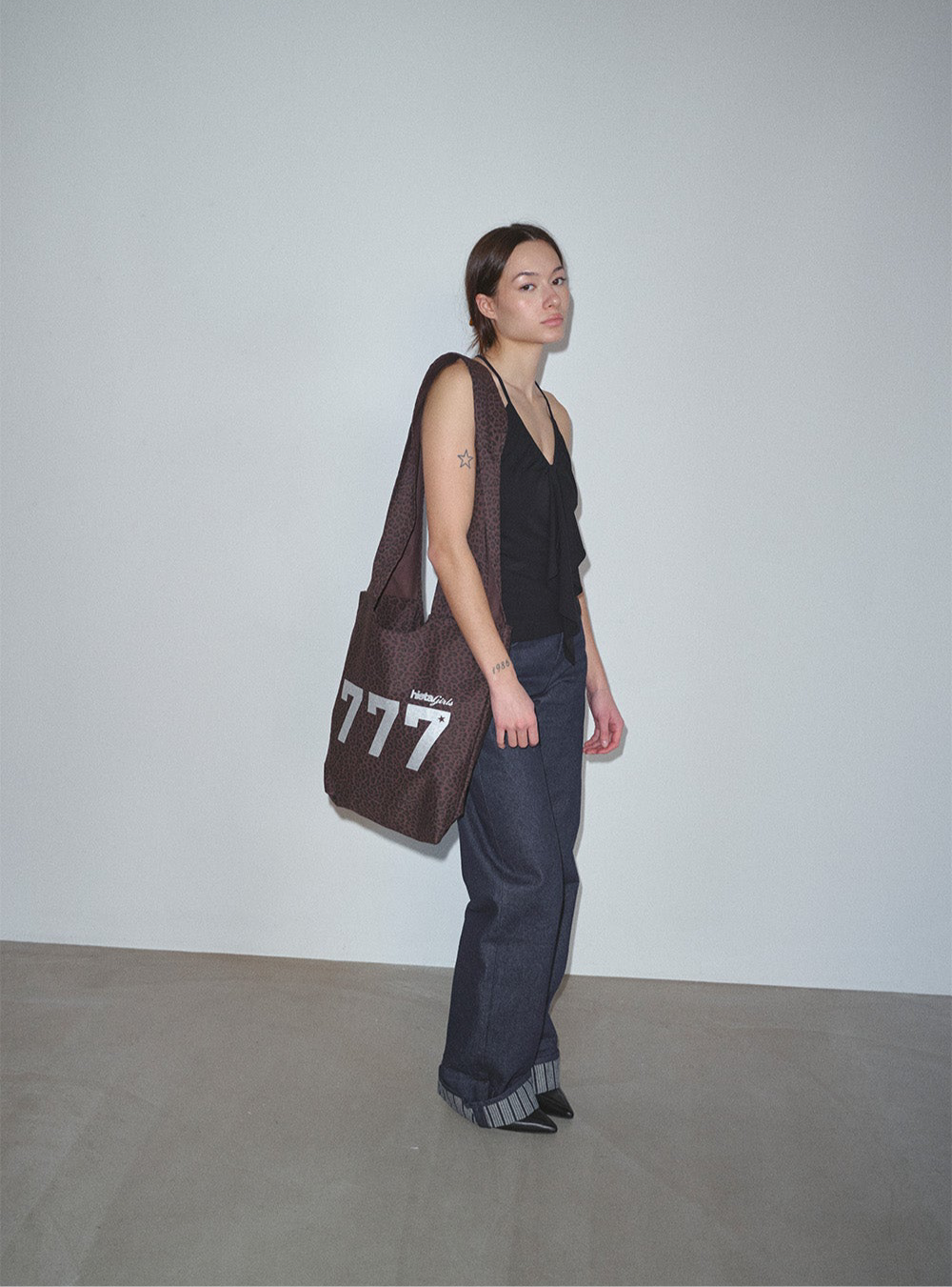 HIETA 777ANGELS BAG / BROWN LEOPARD