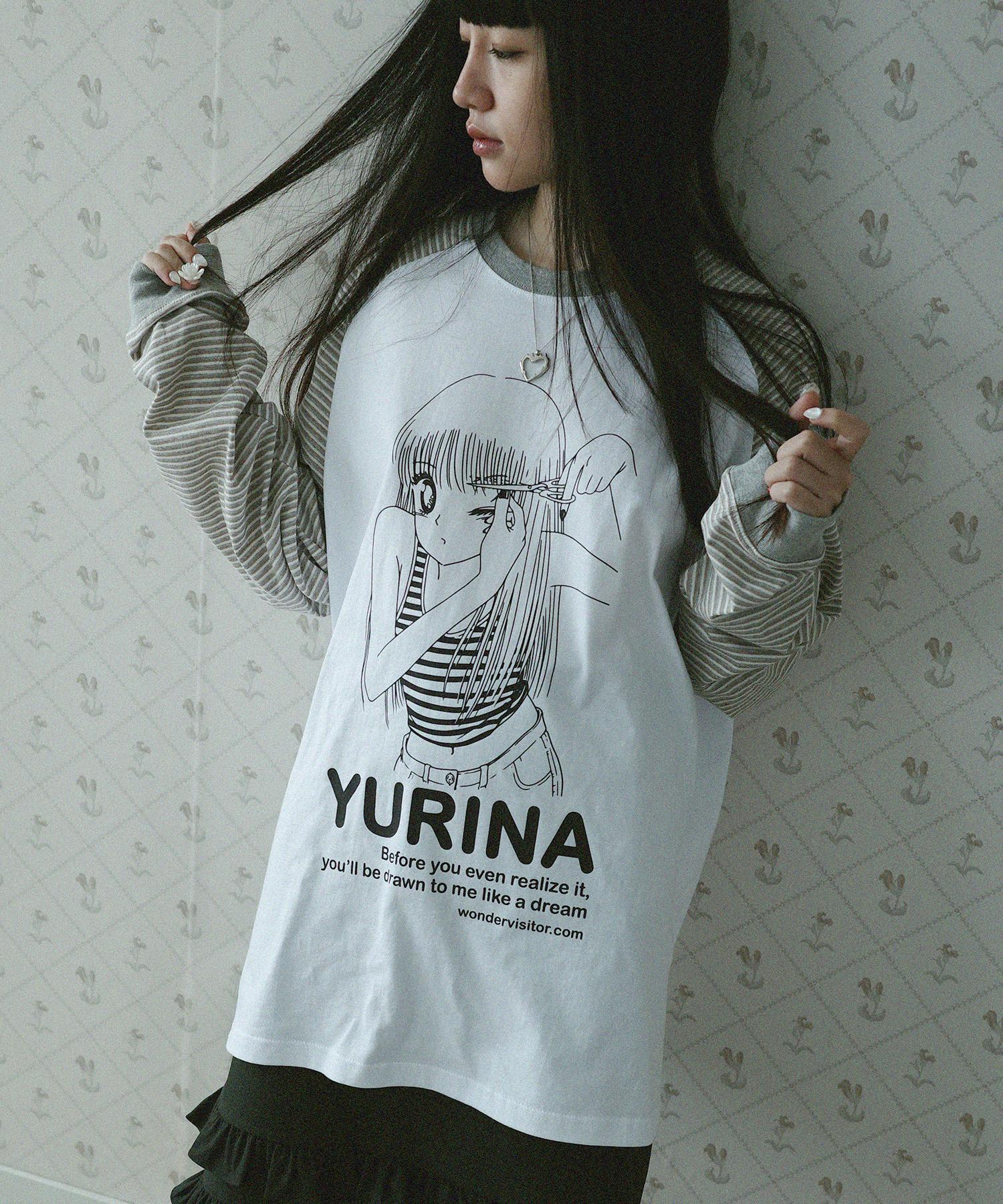 WONDERVISITOR YURINA RAGLAN LS-T / WHITE