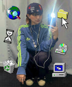 [RUNNINGHIGH] Manny Patch Snapback Hat_Navy