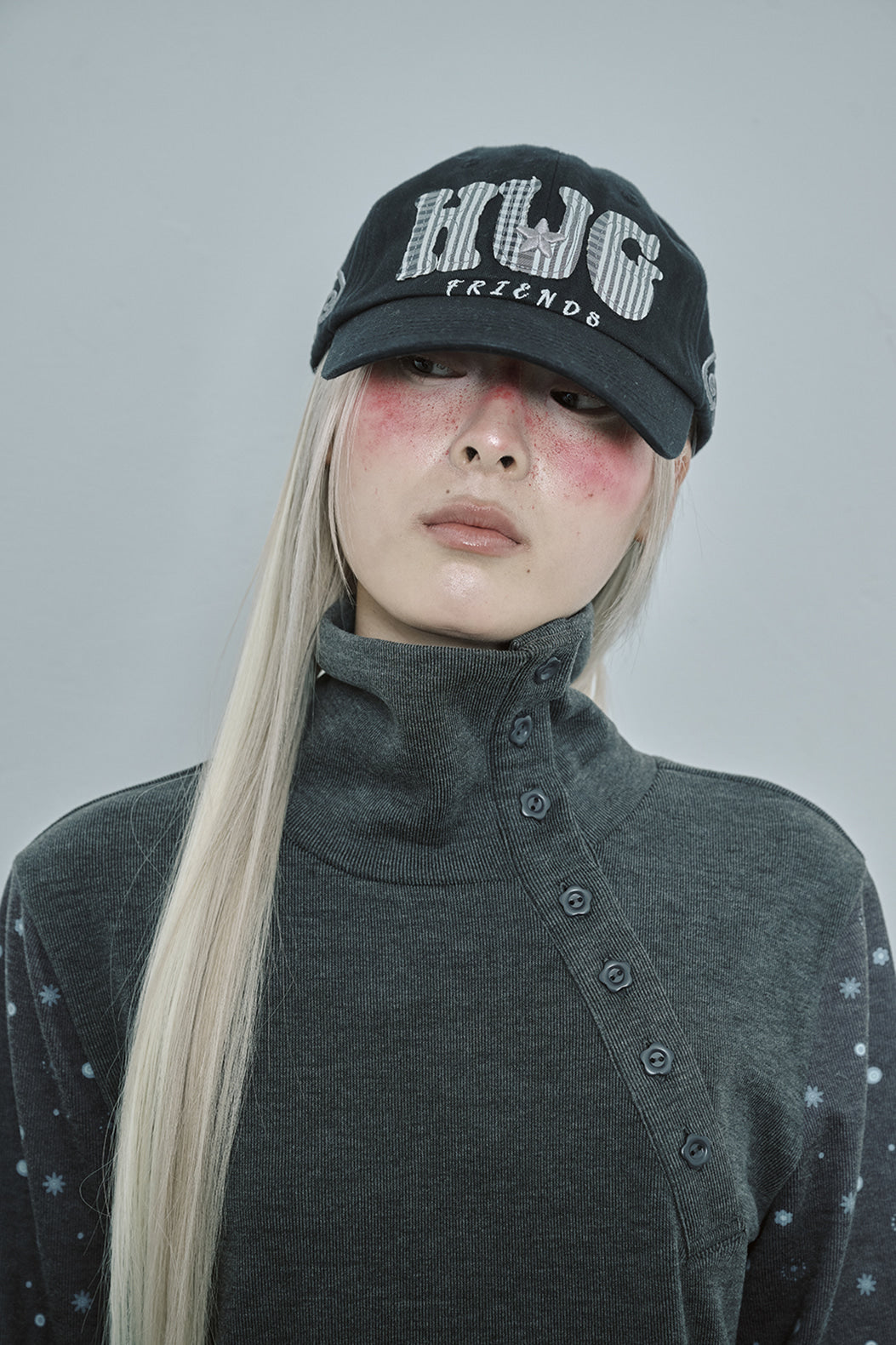 hugyourskin HUG friends cap (Black)