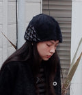 niceghostclub FFATS EARCAP BUTTON BEANIE_BLACK