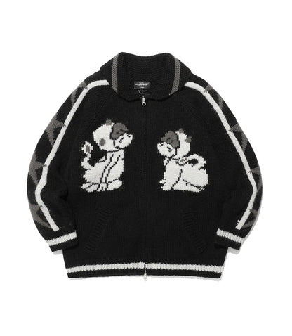 DEVIL COWICHAN SWEATER_BLACK