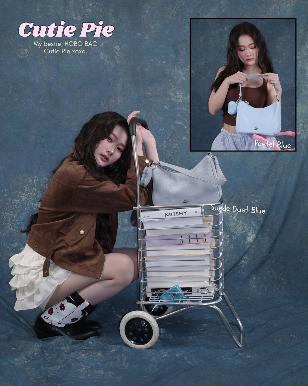 Cutie Pie Hobo Bag (crossbody OK!!) - 16colors