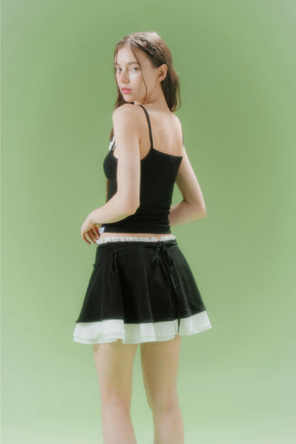LACE BOUND TOP (BK)