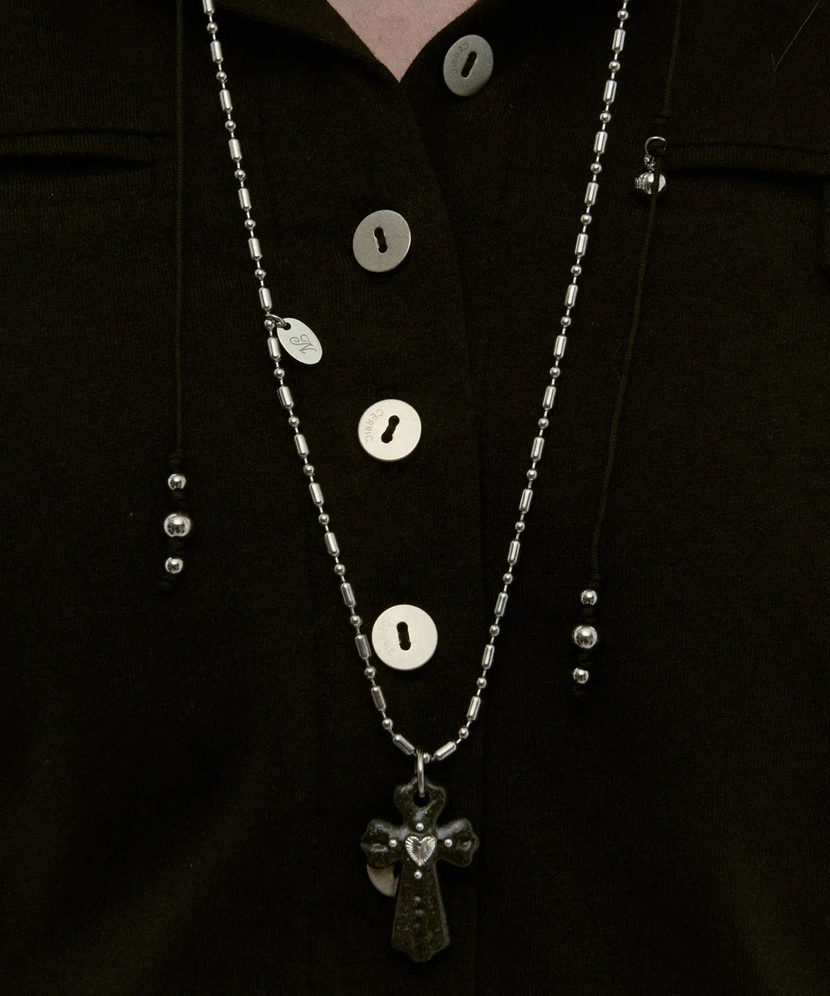 NFF Agape Necklace-black