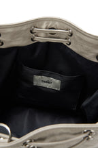 DEINET 5-WAY STUD POCKET MULTI BAG IN ASH BEIGE