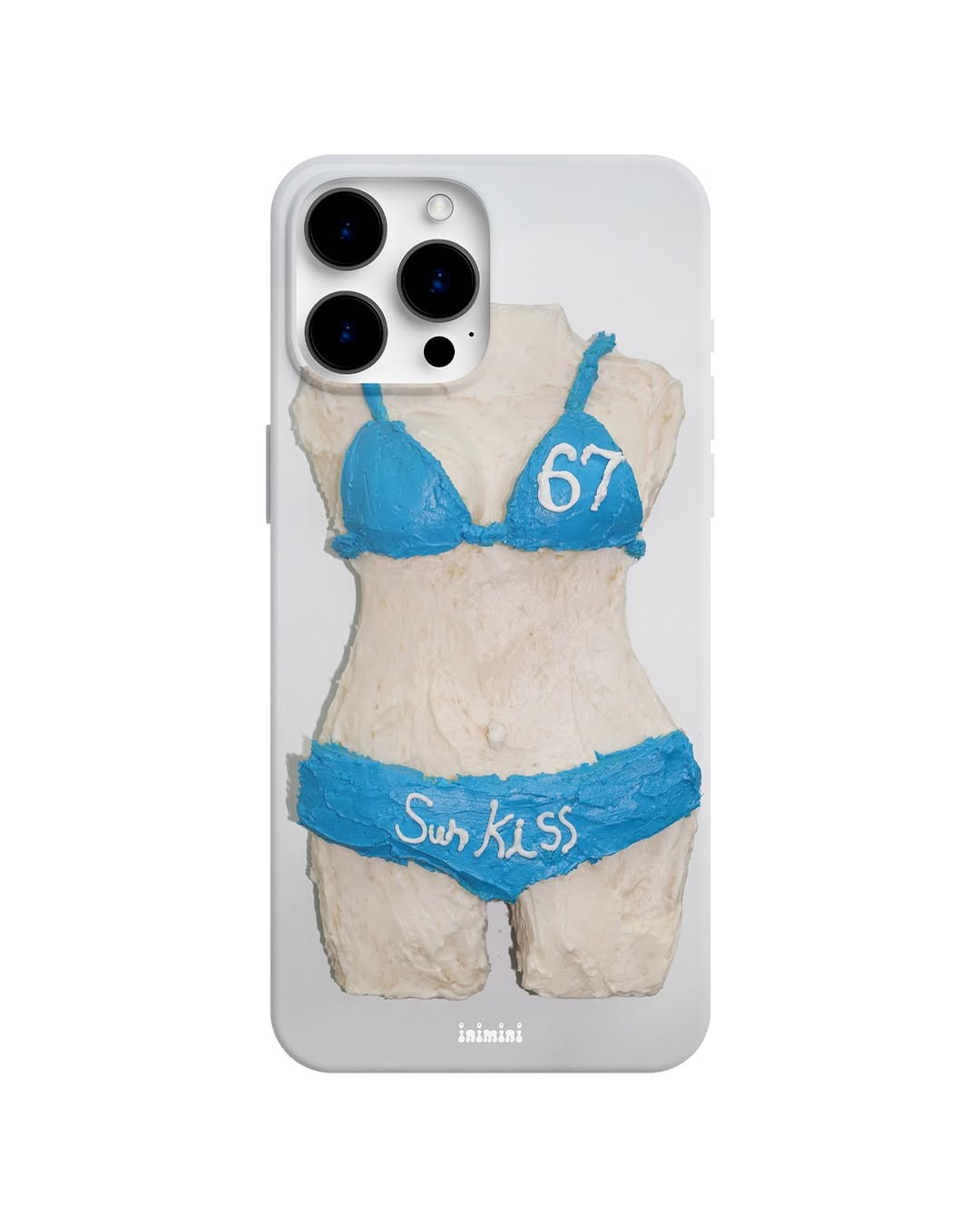 67 blue bikini phone case (有magsafe!!)