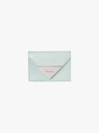 fennec Crinkle Triangle Accordion Pocket / pale mint
