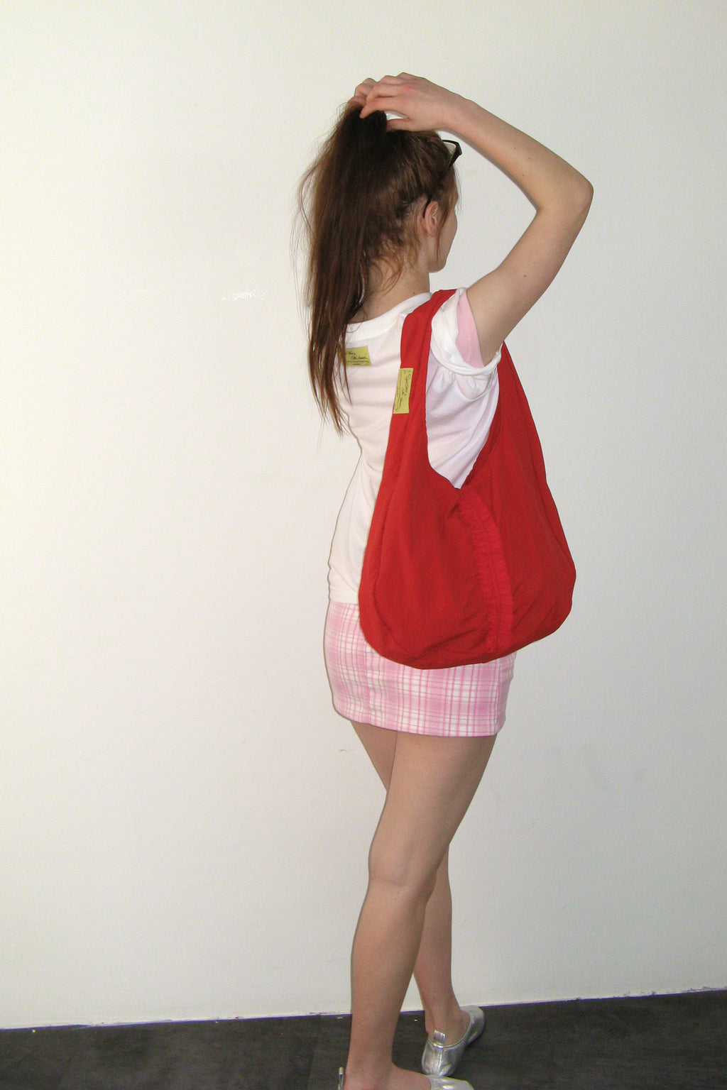 Yeomim frill hobo bag / strawberry