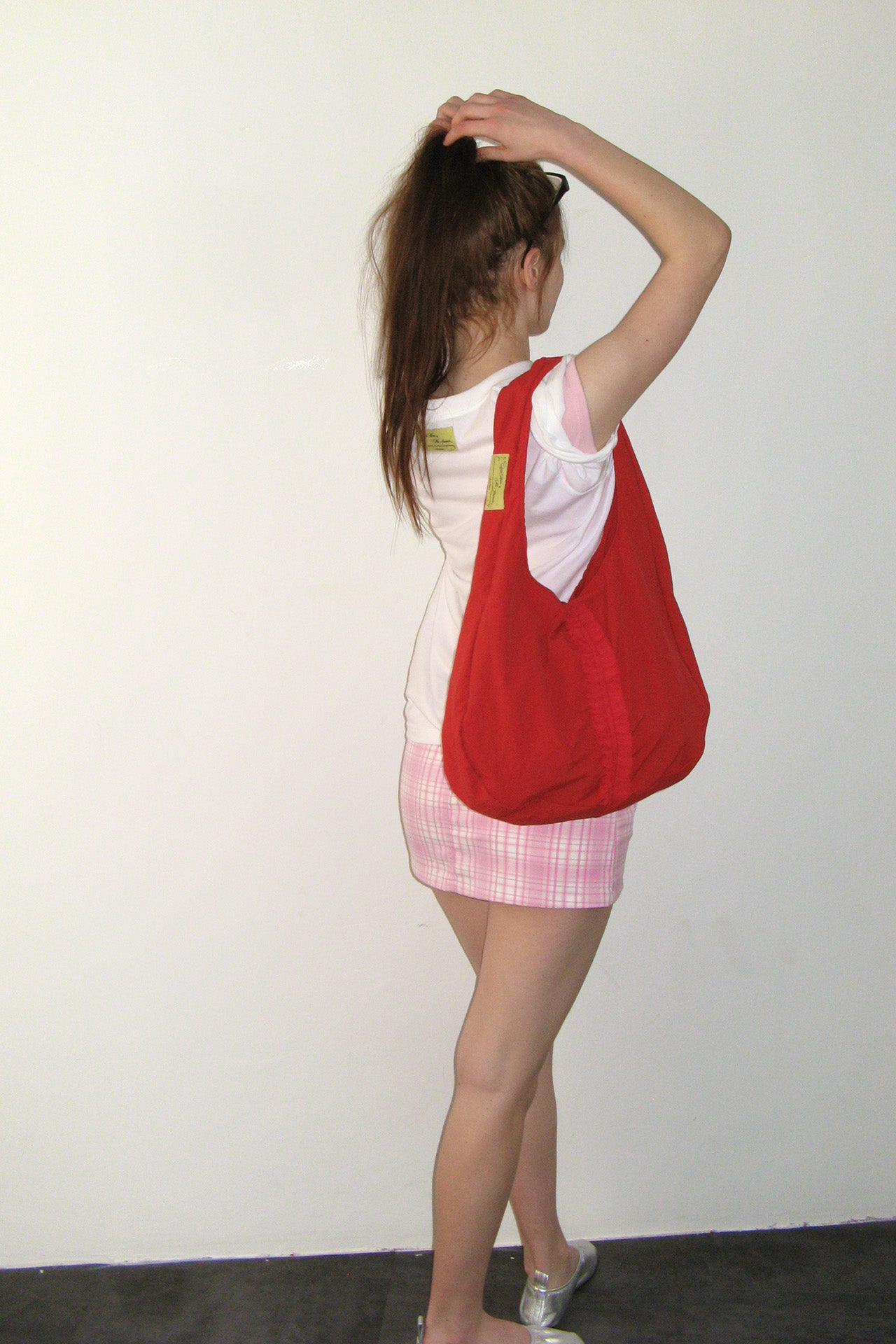 Yeomim frill hobo bag / strawberry