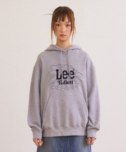 [Fallet x Lee] Sun Flower Hoodie / grey