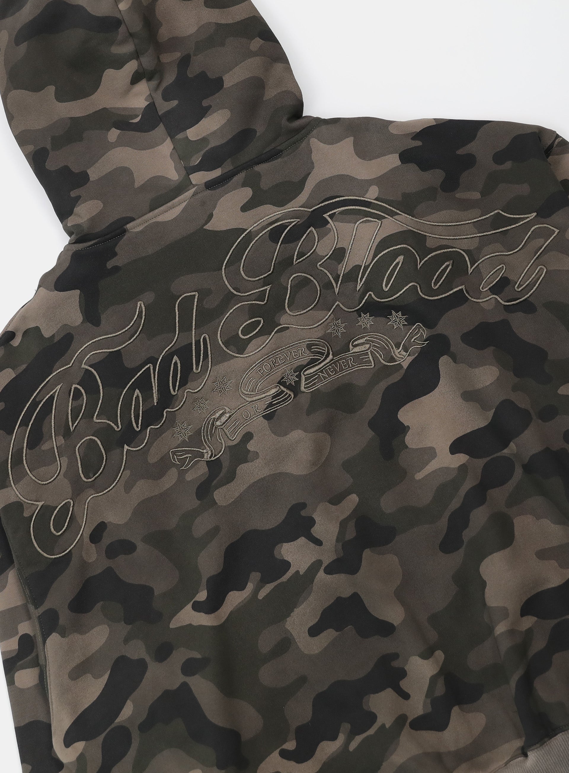 [25SS] BADBLOOD Mystic Capsule Hood Zip-Up / Dark Camo