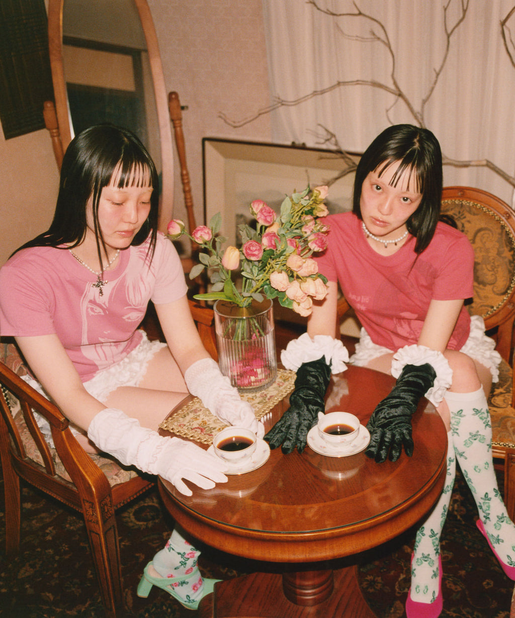 niceghostclub junji ito maniac tomie mini tee [coral]