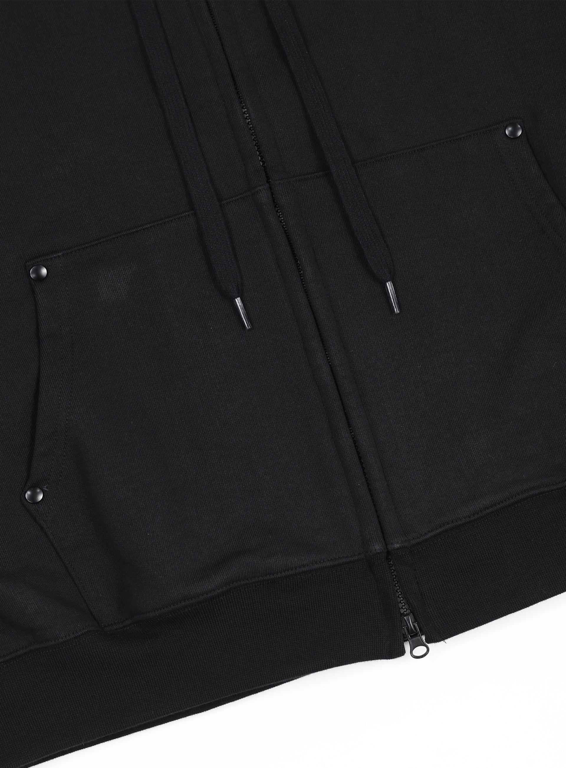 Mystic Capsule Hood Zip Up / Black