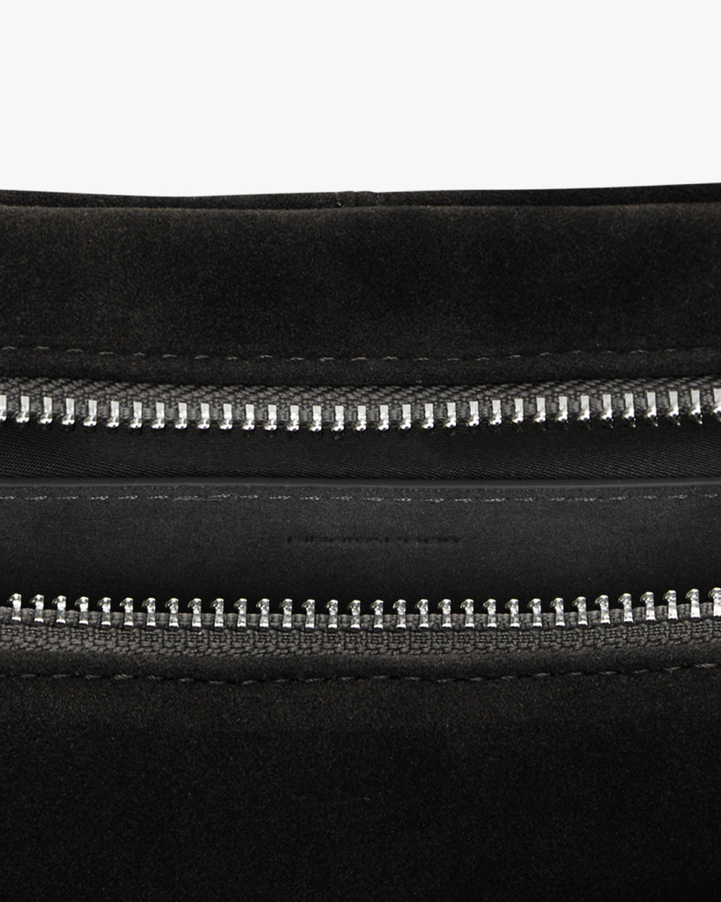 FINDKAPOOR MONO FRINGE BAG 24 - SUEDE BLACK