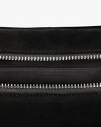 FINDKAPOOR MONO FRINGE BAG 24 - SUEDE BLACK