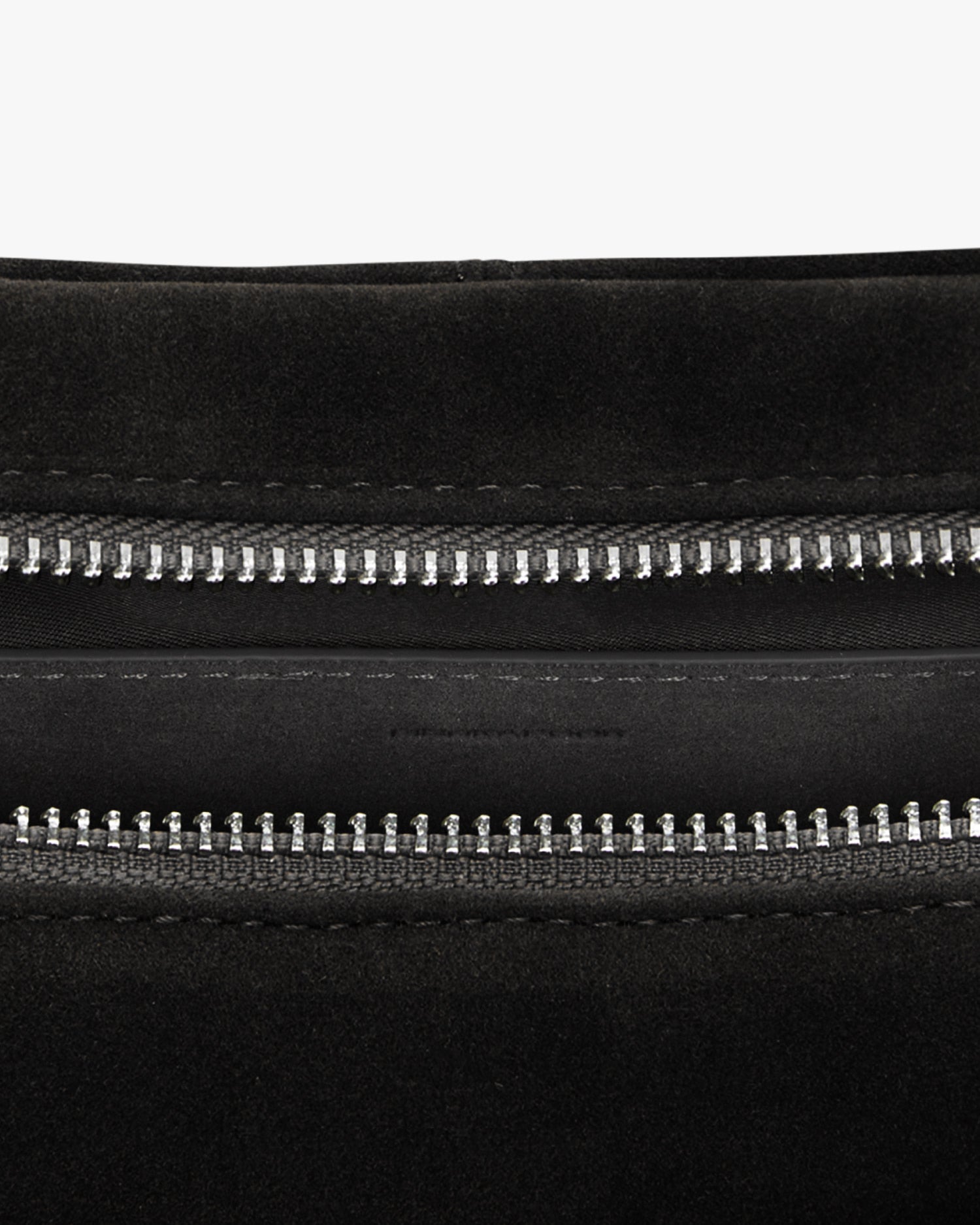 FINDKAPOOR MONO FRINGE BAG 24 - SUEDE BLACK
