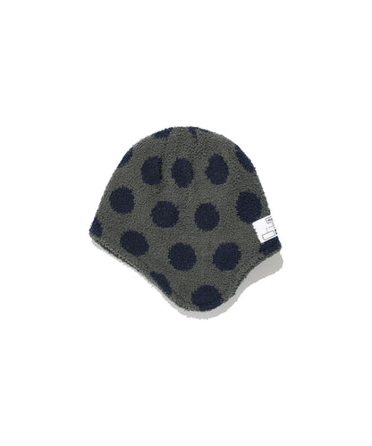 niceghostclub FFATS DOT EARCAP BEANIE [GREY]