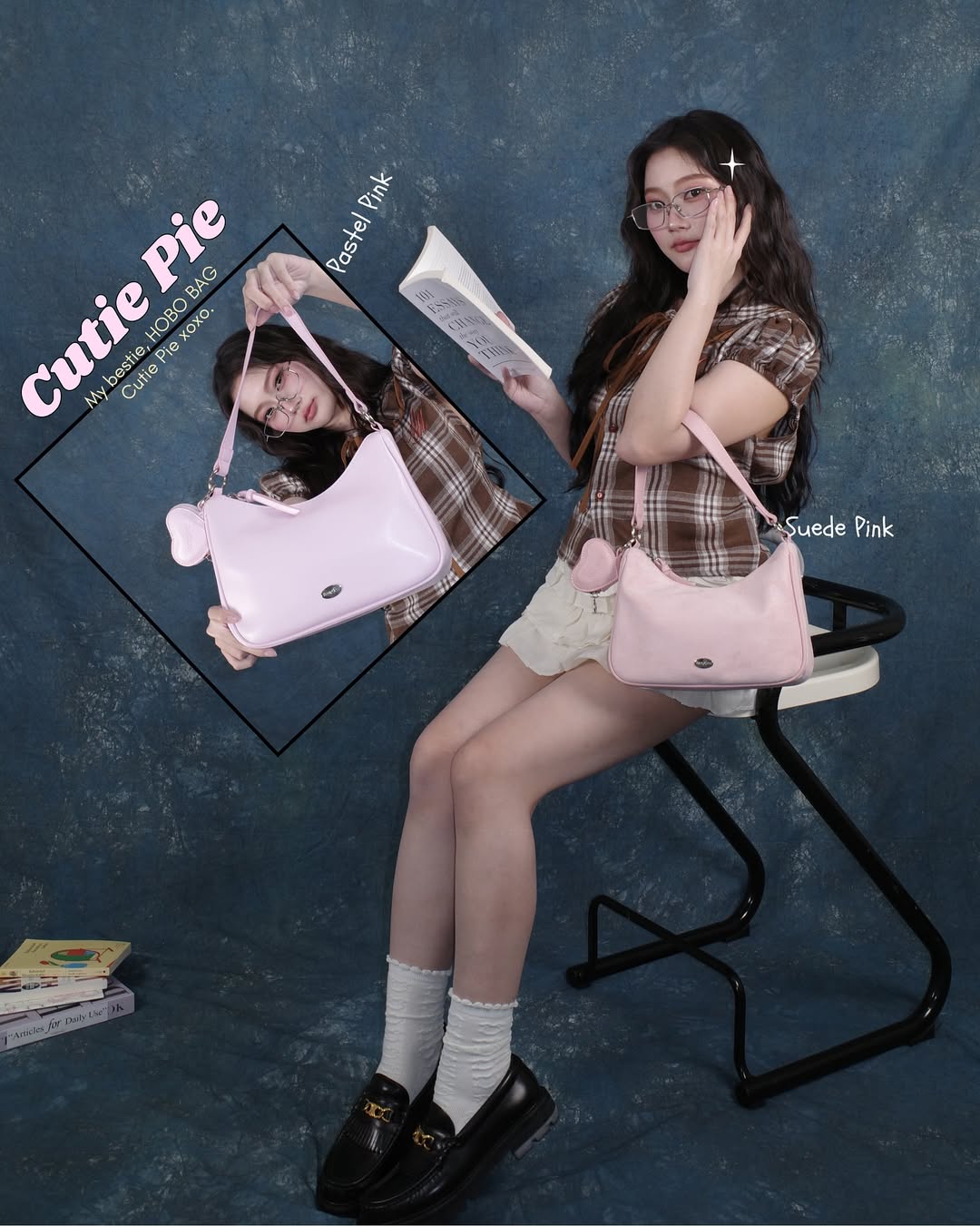 Cutie Pie Hobo Bag (crossbody OK!!) - 16colors