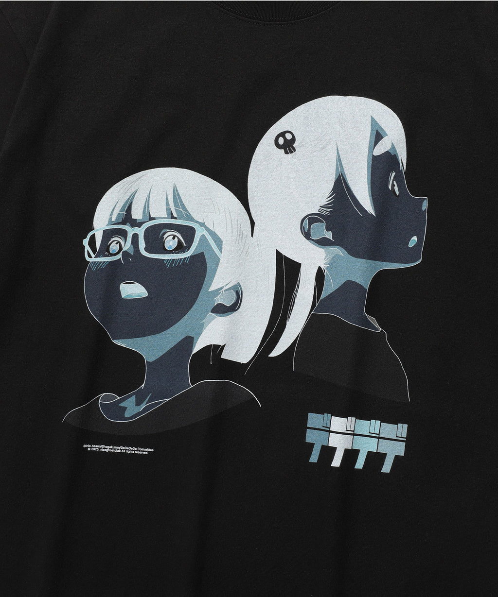 niceghostclub DEDEDEDE EXPRESSION BIGBIG TEE [BLACK]